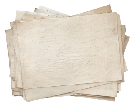 Vintage Textured Paper Stack for Backgrounds