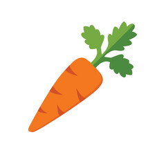 Carrot Vegetable Icon Illustration