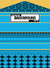 Abstract & Grunge Sports Jersey Design Vector &ndash; Seamless Pattern & Mock-up Front View