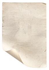 Aged Paper with Curling Edge Background