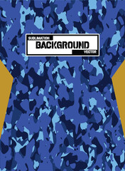 Abstract & Grunge Sports Jersey Design Vector &ndash; Seamless Pattern & Mock-up Front View