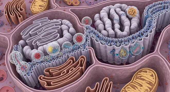Viral replication vesicles forming from endomembrane system
