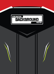 Abstract & Grunge Sports Jersey Design Vector &ndash; Seamless Pattern & Mock-up Front View