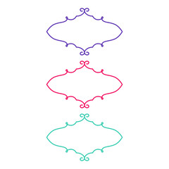 Wedding Stylish Romance Ornamental Tags Collection
