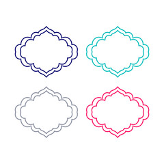 Wedding Stylish Romance Ornamental Tags Collection
