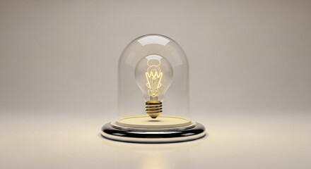 Innovative Idea Lightbulb Pedestal
