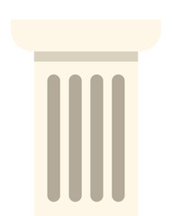 Fototapeta premium Architectural column representing strength, history, and classical design, suitable for various projects related to architecture, history, or design