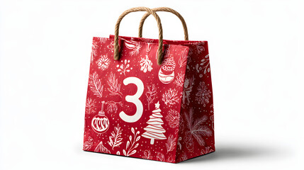 red shopping bag