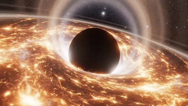 Black Hole Simulation - A Journey into the Unknown Depths of Space.