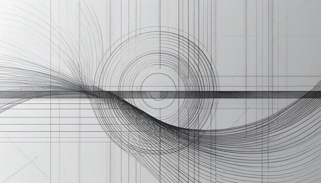 Abstract minimal background with fine linear elements