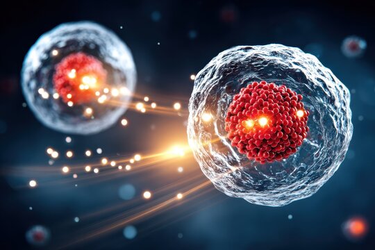 Tissue matrices align with quantum energy, nebulae swirl as galaxies orbit, and efficiency peaks in a cosmic ballet