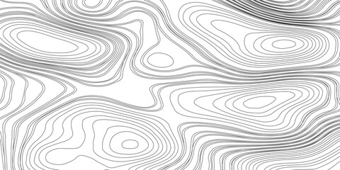 Topographic map patterns, topography line map. Vintage outdoors style.the black on white contours vector topography.