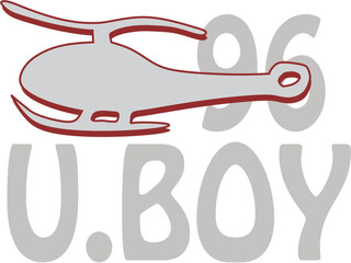 Naklejka premium Chic Modern Aesthetic Vector T-shirt Design