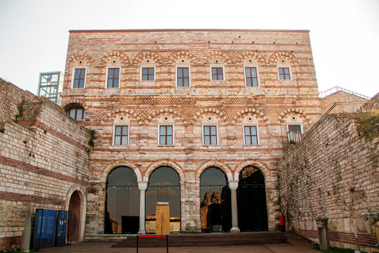 Roman Byzantium Tekfur palace exterior facade, Constantinople istanbul