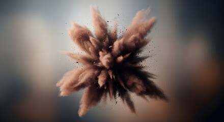 A dynamic and colorful abstract explosion.