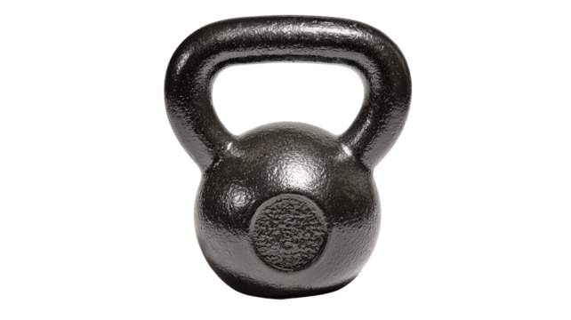 Modern adjustable kettlebell weight training equipment for strength exercise and home workout fitness routines displayed clearly on white background