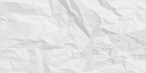 White Paper Texture background. Crumpled white paper abstract shape background with space paper recycle for text. Vector design.