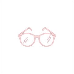 Modern sunglasses icon for design projects and branding