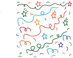 Colorful hand drawn illustration for decoration.