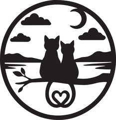 “The moon listens to their bond.”