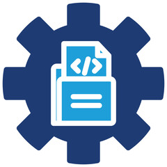 Plan Blue Color Icon