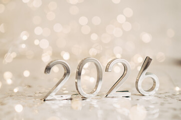 2026 text background. New year and business concept strategy.