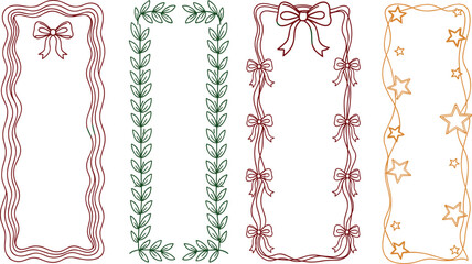 Elegant and Decorative Vector Frames for Various Design Applications and Artistic Projects