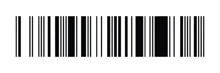 Obraz premium Barcode vector, pattern for product scanning, identification and tracking