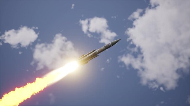 Missile KH-31P In The Sky
