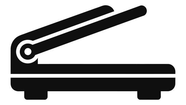 Illustration of a scanner for digitizing documents and photos with precision isolated on white background modern technol