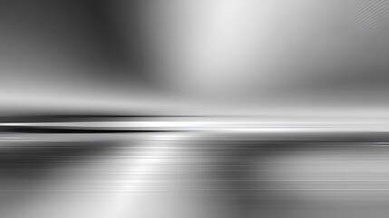 Silver white gray metallic abstract background. Smooth gradient ombre blend. Shiny chrome texture with soft light reflection. Polished metal surface.  white background Stock Illustration