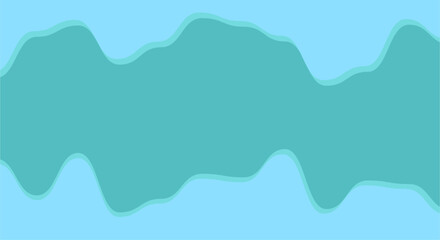 Blue Wave lake Illustration Background