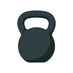 Vector kettlebell with highlights for sport or fitness