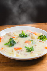 具だくさんのクリームシチュー