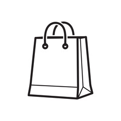 vector shopping bag