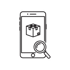 mobile phone with lock icon