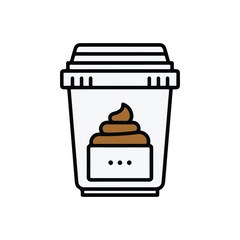 vector illustration of a cake