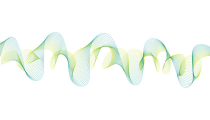 Abstract, twisting wave background, complex, dynamic, two-tone spiral pattern.