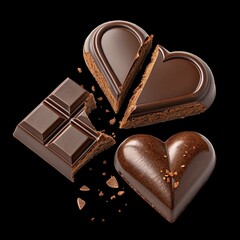 heart shaped chocolates