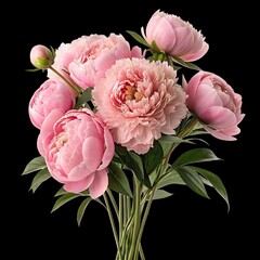 bouquet of pink roses