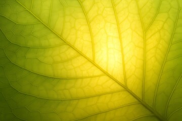 Laubblatt im Gegenlicht - Detail - Nahaufnahme