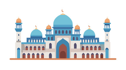 Obraz premium mosque in abu dhabi united arab emirates.