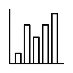 Data chart visualization icon representing business analytics growth.