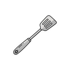 Kitchen Utensil A Slotted Spatula for Flipping and Serving Food