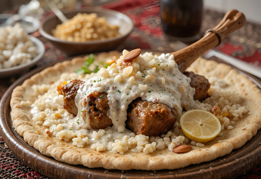 "Jordanian mansaf
