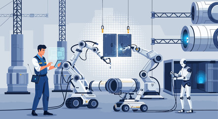 Innovative robotic automation in manufacturing process delivering efficient production solution