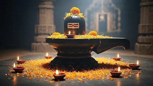 Sacred Shivling - A Divine Representation of Lord Shivas Energy and Blessings.