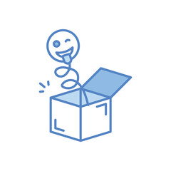 Prank Box vector icon