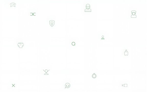 Support and assistance icons representing various customer service activities in a modern digital environment. High quality