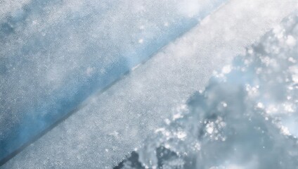 Obraz premium Abstract Ice Formation - A Close-Up View of Frozen Water.